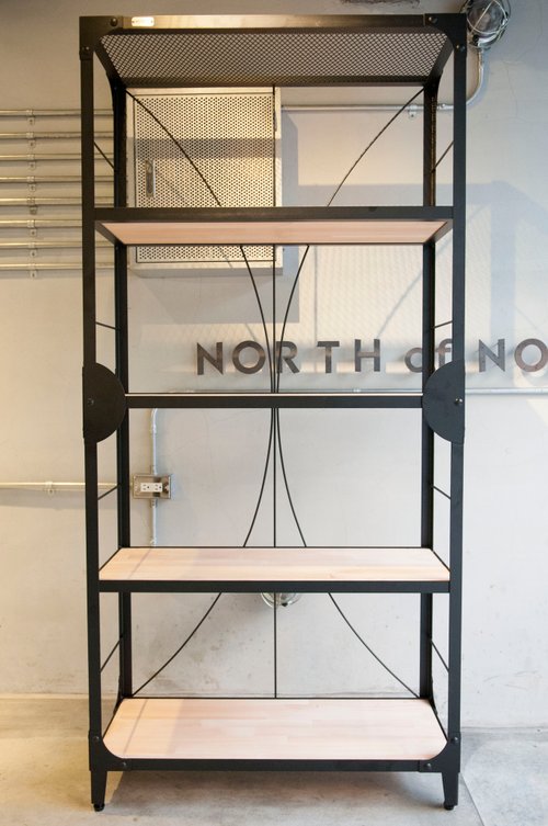 n.o.n circular moon shelf 工業復古風鐵件層架訂製 - north-of-nort