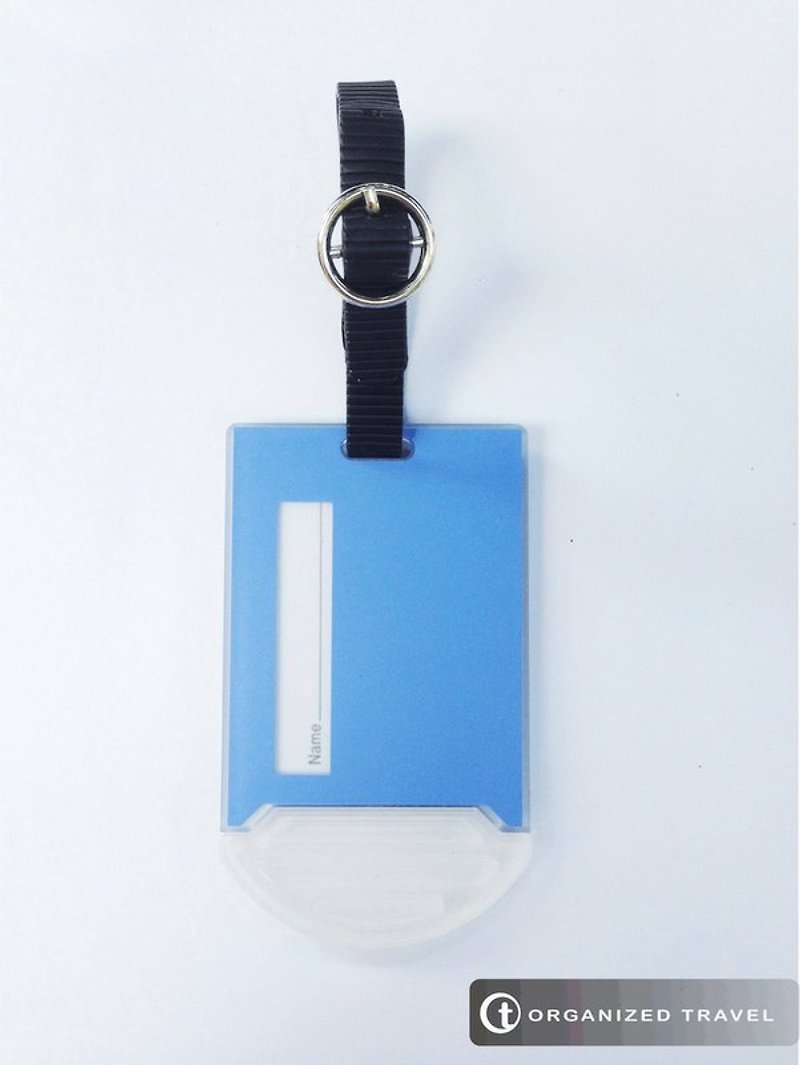 Castle Series luggage tag - Sky Blue - Luggage Tags - Other Materials Blue
