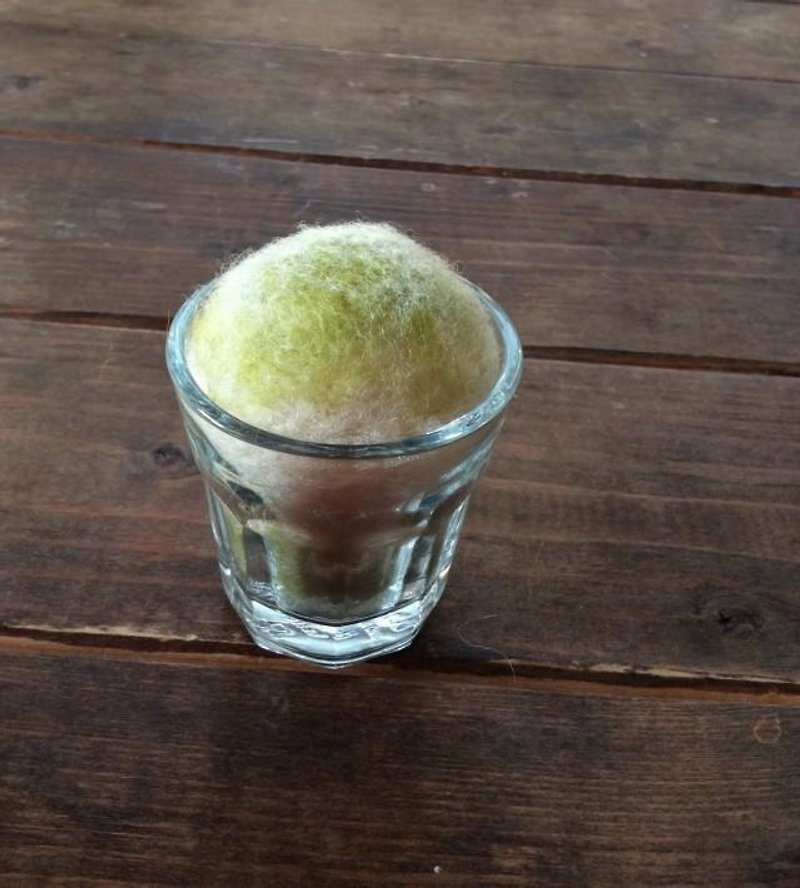 Ujiyama Uji waters like shaved ice - Items for Display - Wool Green
