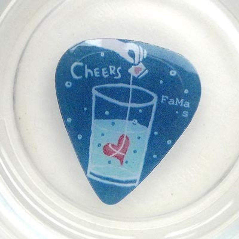 FaMa's Pick guitar shrapnel immerse you in your arms - Guitar Accessories - Resin Blue