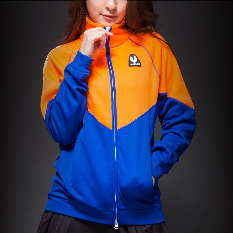 Native Zero 1.0 Crystal coat _ neon orange / blue - Women's Casual & Functional Jackets - Cotton & Hemp 