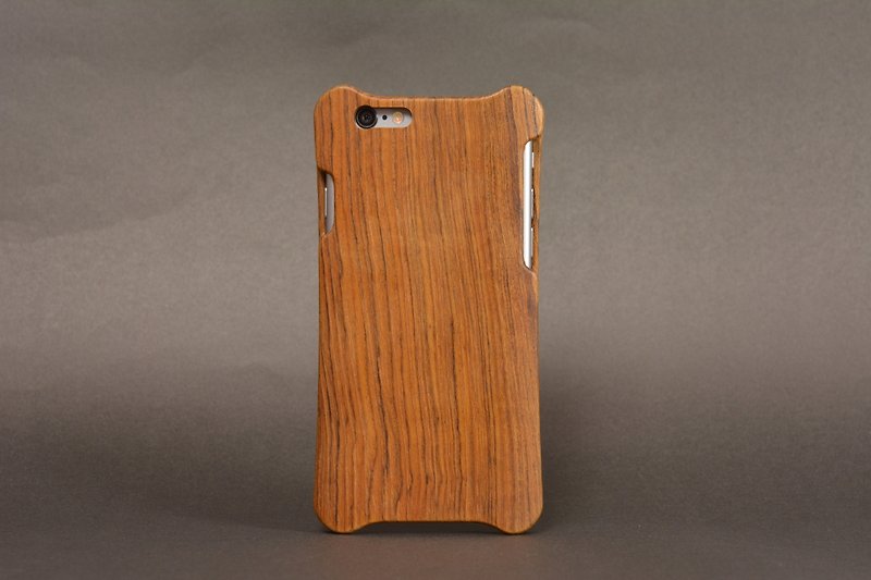Apple iPhone 6 Plus teak wooden shell _ - Phone Cases - Wood Brown