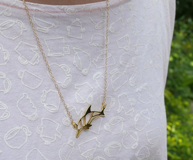 origami animal necklace