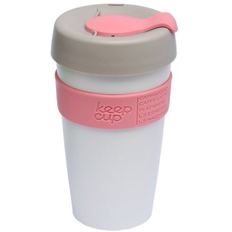 KeepCup 隨身咖啡杯 經典系列(L)-草莓微風 - マグカップ - プラスチック ピンク