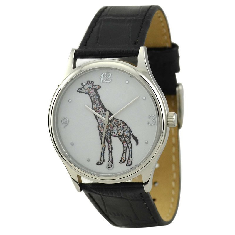 Giraffe Watch Colorful Unisex Free shipping worldwide - Men's & Unisex Watches - Other Metals Multicolor