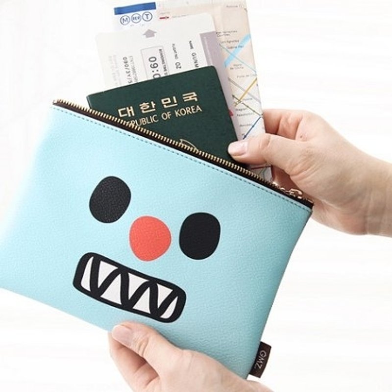 Dessin x GMZ-頑皮鬼歡樂萬用包M-淘氣藍,GMZ01004 - 化妝袋/收納袋 - 防水材質 藍色