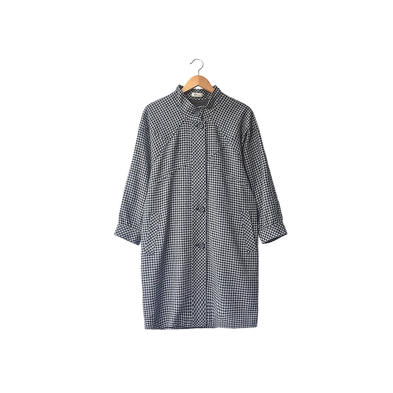 Houndstooth | vintage coat - Women's Casual & Functional Jackets - Other Materials 