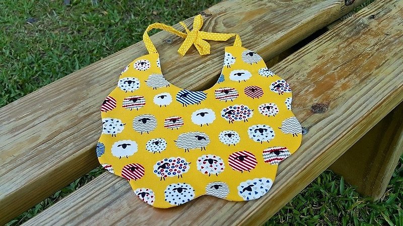 Fun jumping sheep twists baby bibs - Bibs - Other Materials Multicolor