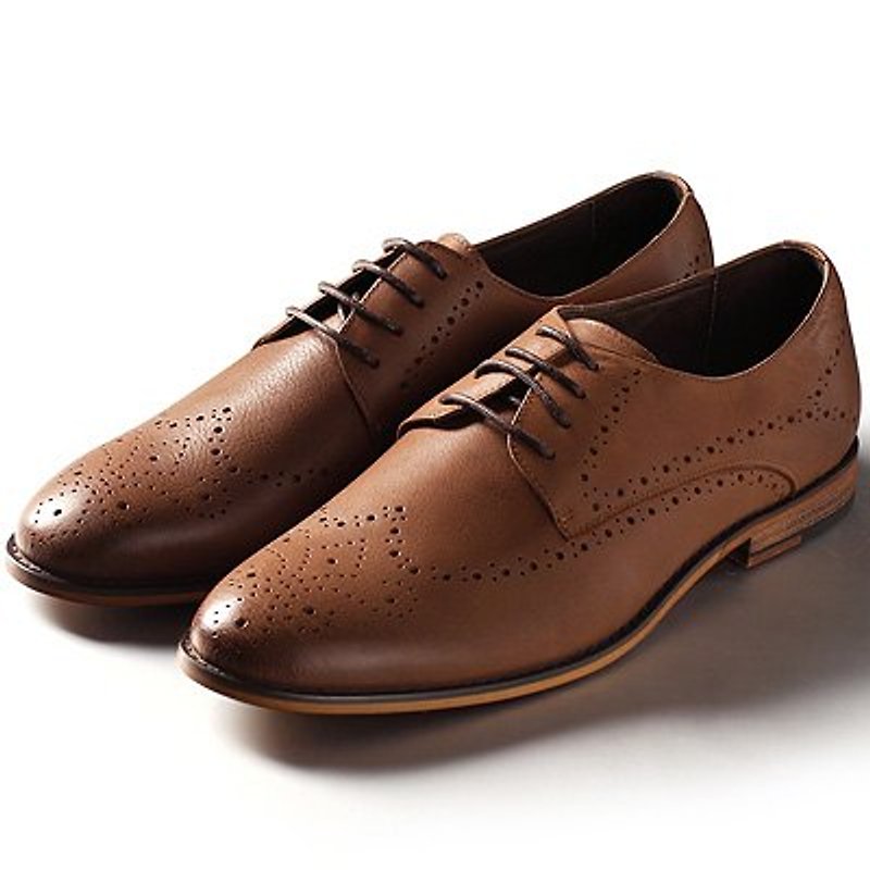 US-‧ Vanger elegant British style oxford shoes ║Va109 narrow version of the classic coffee - Men's Oxford Shoes - Genuine Leather Brown