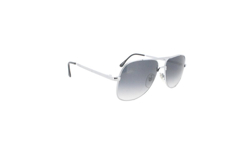 Saxon HO-220 WP/L 90's Hong Kong-made antique sunglasses - Sunglasses - Other Metals Gray