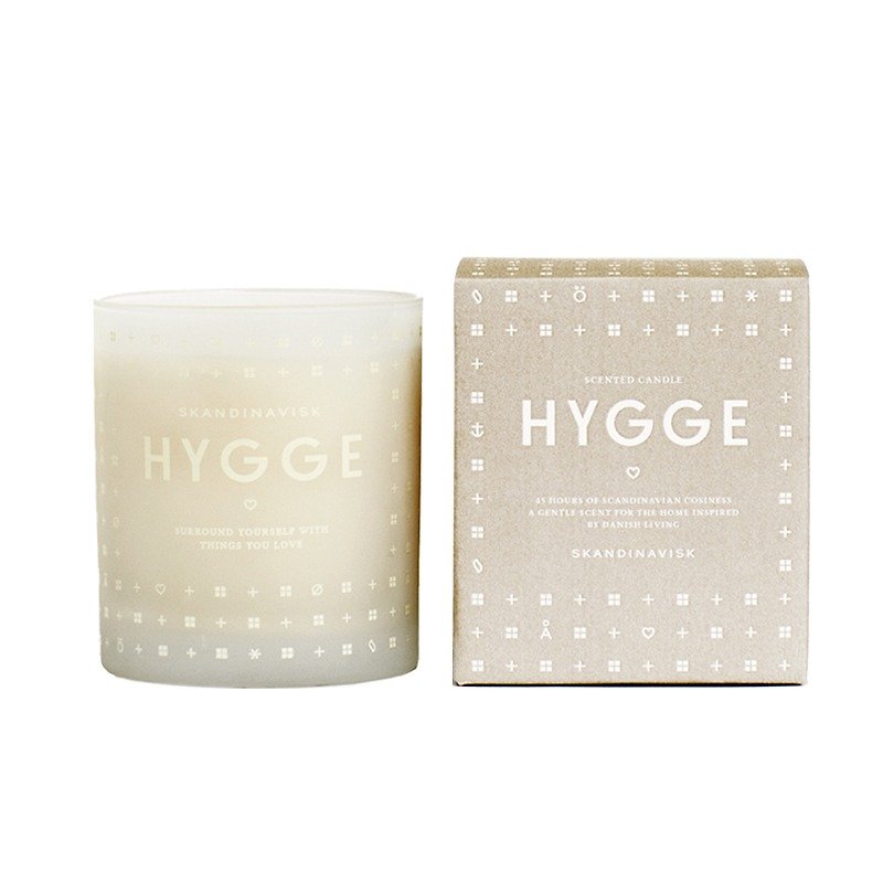【Denmark SKANDINAVISK fragrance】 HYGGE scented candle forever - เทียน/เชิงเทียน - ขี้ผึ้ง สีทอง