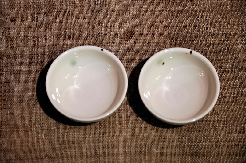 Qinxin big round cup - ถ้วย - เครื่องลายคราม ขาว