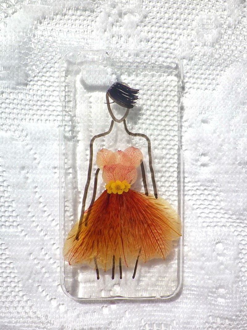 iPhone 6のためのアニーのワークショップ手作りYahua電話保護シェル、花のドレス（限定） - スマホケース - プラスチック 
