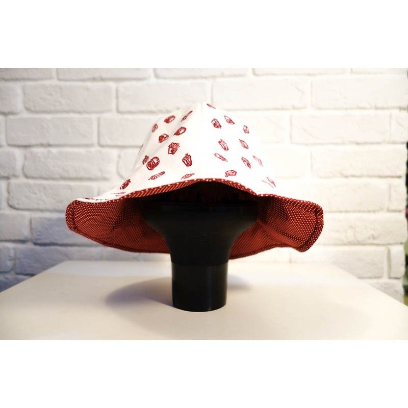 Delicacies series _ thru bud hat Red Revenue - Hats & Caps - Other Materials Red