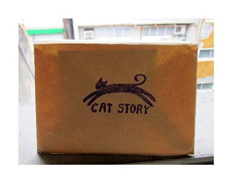 Cat Story Series Kraft Paper Postcard - การ์ด/โปสการ์ด - กระดาษ 