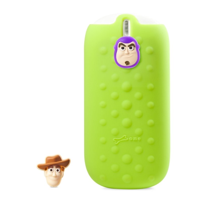 Funny buckle power 5,200mAh- Buzz Lightyear action [Toy Story] - Other - Silicone Green