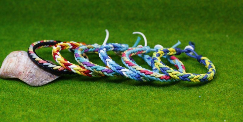 TVT /平方編組ロープのブレスレット - ブレスレット - コットン・麻 多色