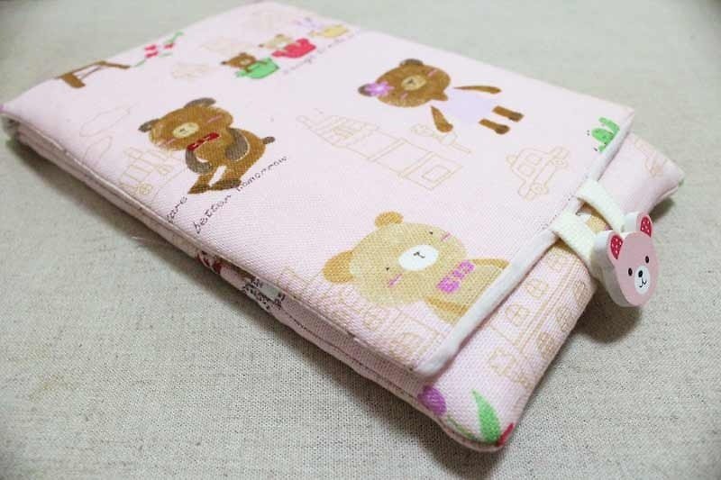 Seven-inch tablet phone Case - Pink Bear Florist - Beverage Holders & Bags - Other Materials 