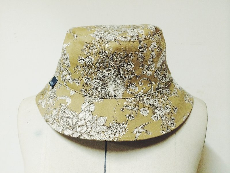 MaryWil百搭漁夫帽-卡其森林 - หมวก - วัสดุอื่นๆ สีกากี