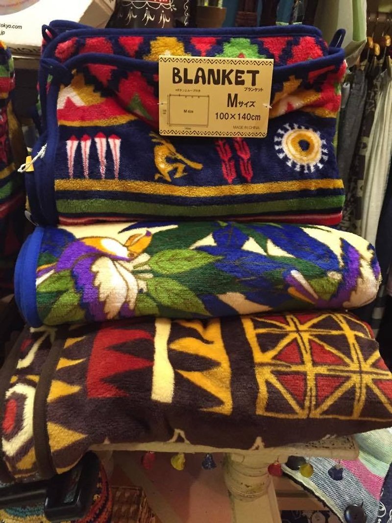 ✾saibaba ethnique // classic totem shawl / blanket M No. ✾ - ผ้าพันคอถัก - วัสดุอื่นๆ หลากหลายสี