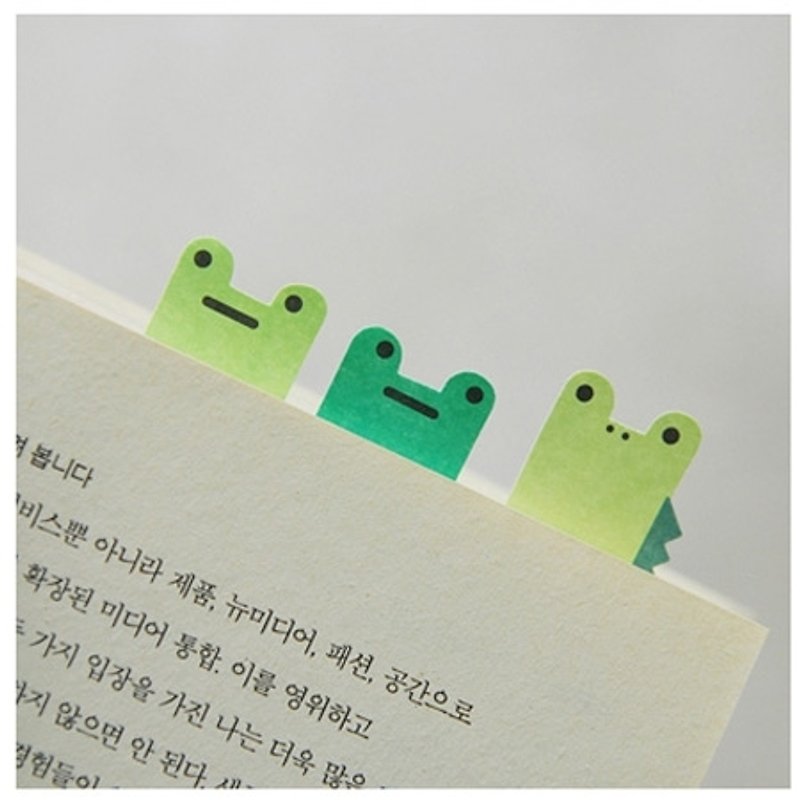 Dessin x JSTORY-Smile標籤貼-愛笑青蛙,JST14235 - 貼紙 - 其他材質 綠色
