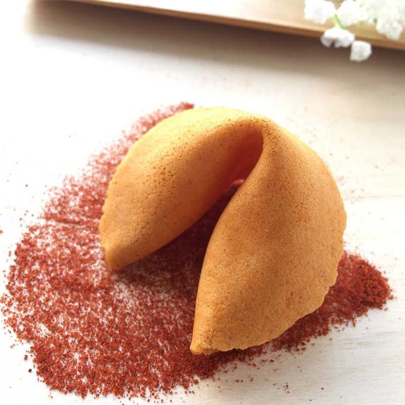 [Every day] fortune fortune cookie message - handmade freshly baked peppers flavored fortune cookies Spain FORTUNE COOKIE - Handmade Cookies - Fresh Ingredients Red