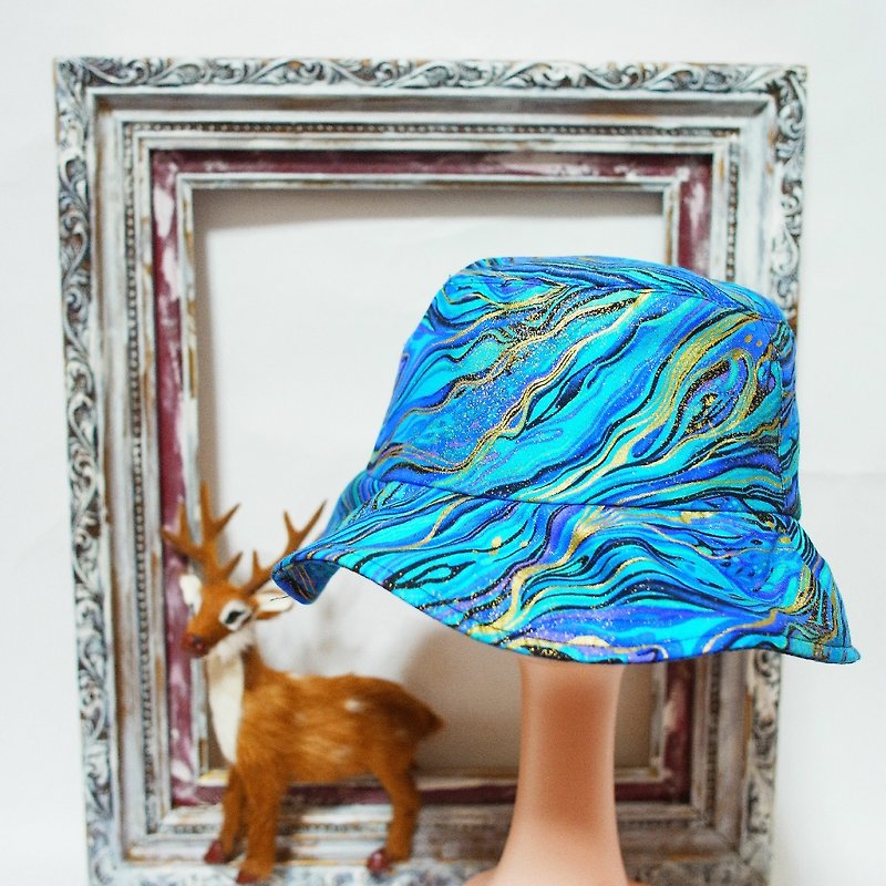 A MERRY HEART ♥ light blue streamer hat - หมวก - วัสดุอื่นๆ สีน้ำเงิน