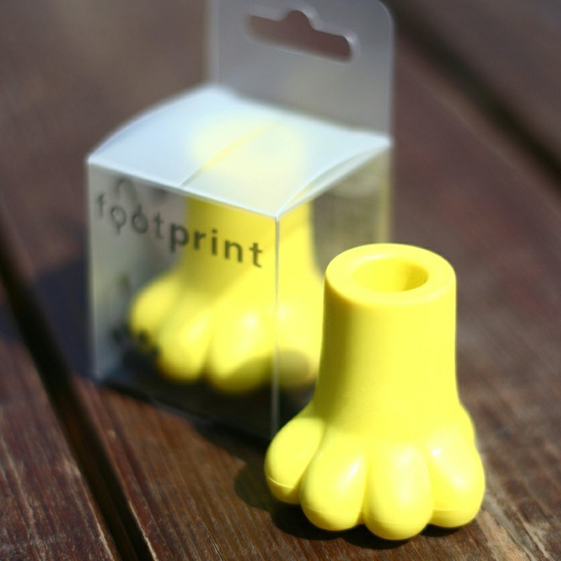 footprint﹝足跡雨傘腳墊﹞【初陽色】/ M / ( 孔徑13~14.5 mm ) - 雨傘/雨衣 - 防水材質 黃色