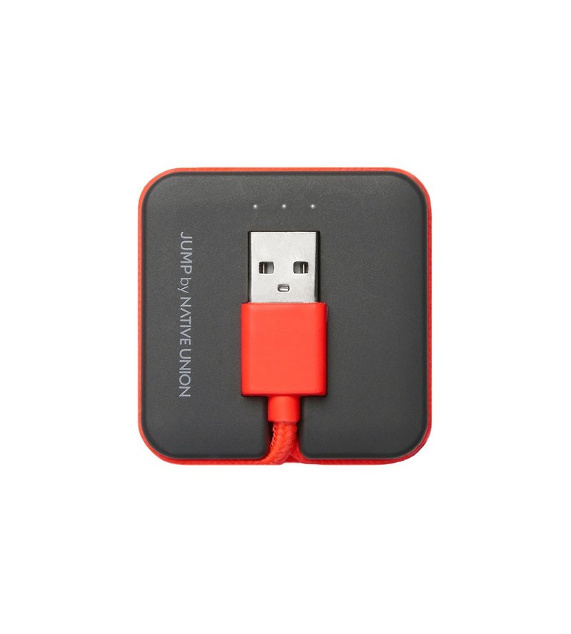 [Lightning - USB] Native Union + Mobile power transmission line JUMP ™ Cable coral 4897032107861 - ที่ชาร์จ - พลาสติก สีแดง