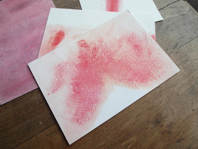 Woman and her wounds series postcards - ass - single draw area - Cards & Postcards - Paper Red