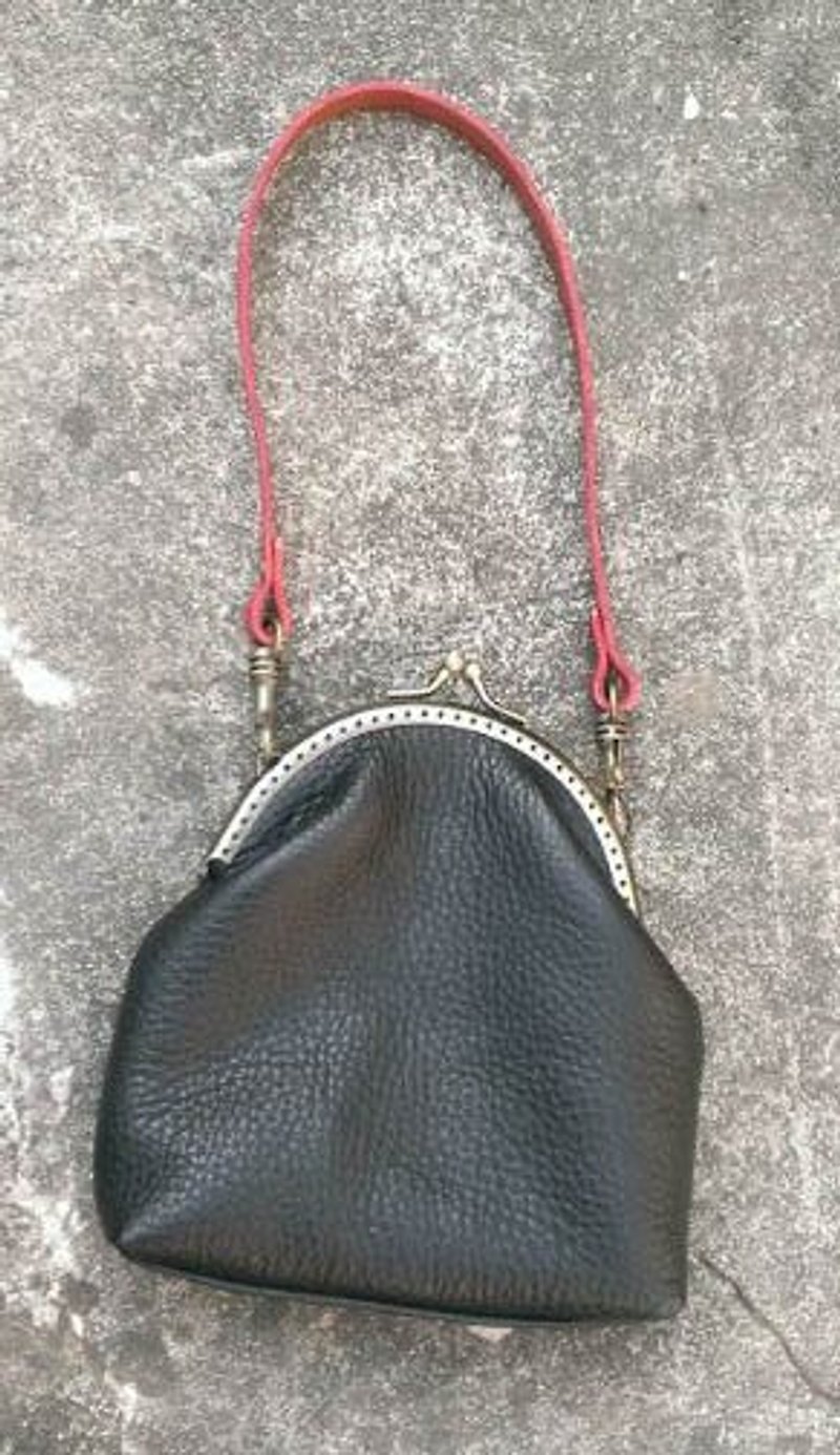 隨身小口金(黑色) - Other - Genuine Leather Black