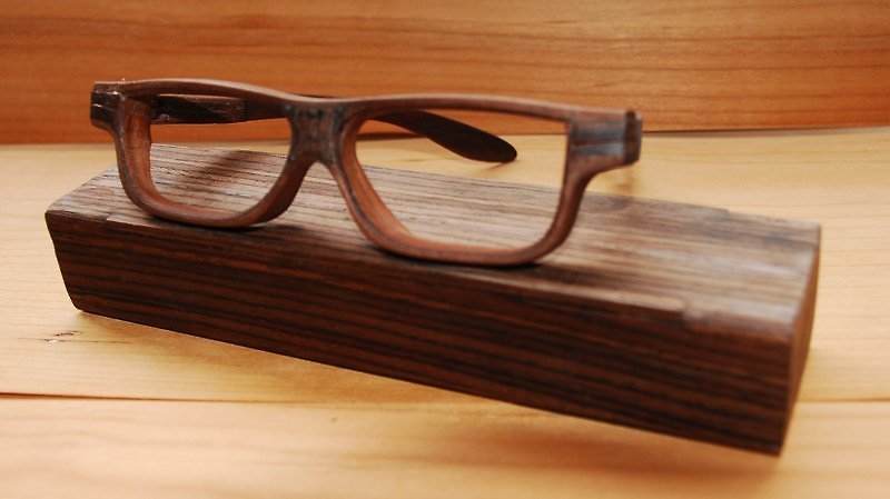 胡桃木 手工眼鏡 （目前為展示商品） - その他 - 木製 ブラウン