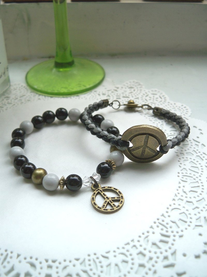 Exclusive customer set - bracelet (beads paragraph) - Bracelets - Other Materials 
