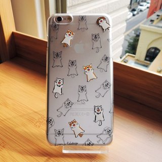iPhone 6 Plus / 6S + protective shell - turned Dudu, Shiba Inu, Ranger, Corgi dogs
