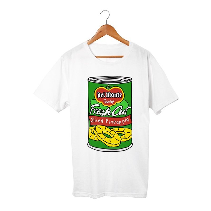 Canning Pine - T 恤 - 棉．麻 白色
