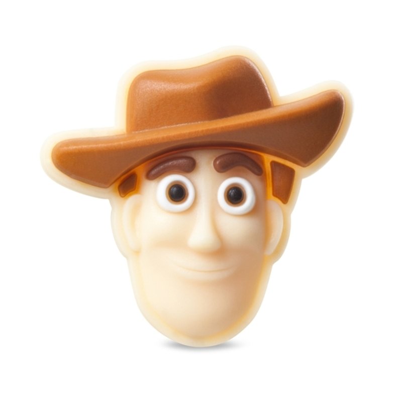 Bone Button interchangeable buckle colorful funny - Woody [Toy Story] - Other - Silicone Orange