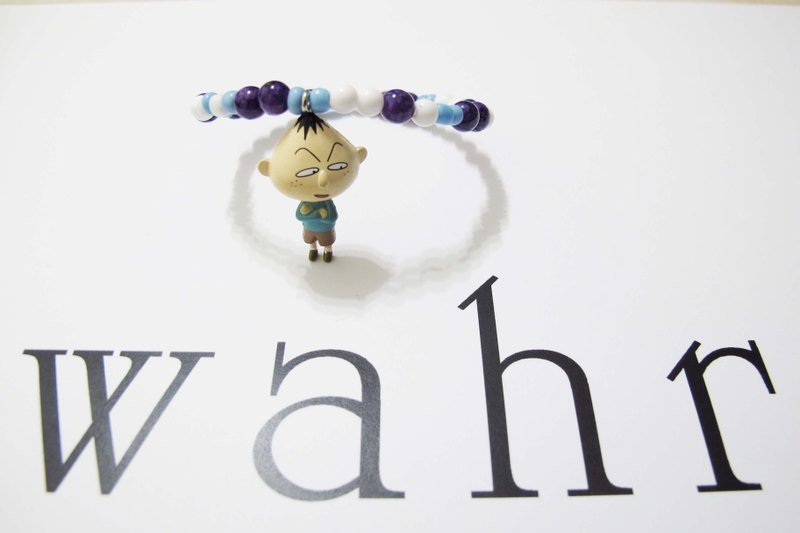 【Wahr】紫色永澤手環 - Bracelets - Other Materials Purple