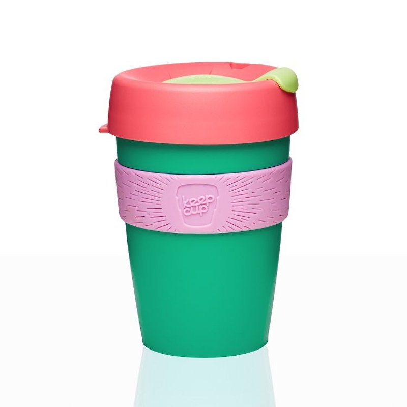 KeepCup portable mugs │ Adventure Series (M) Ariel children - แก้วมัค/แก้วกาแฟ - พลาสติก สีเขียว