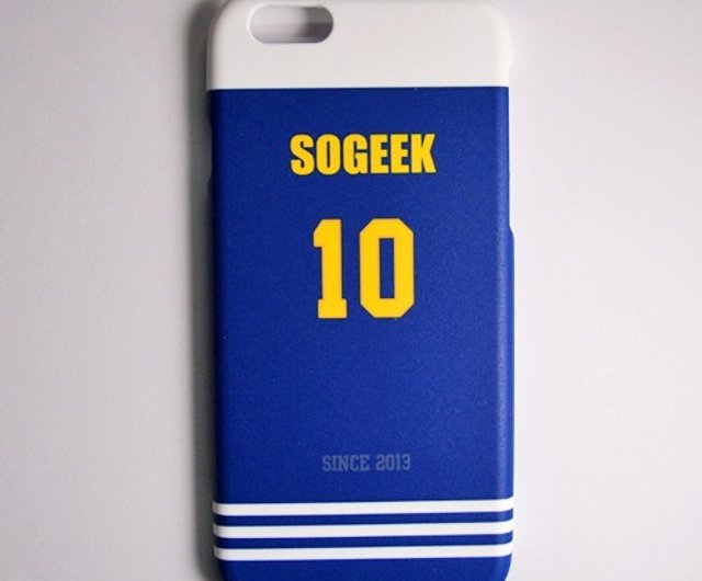 So Geek ケータイシェルデザインブランド The Jersey Geek ジャージ バックナンバー カスタム 006 ショップ Wearesogeek スマホケース Pinkoi