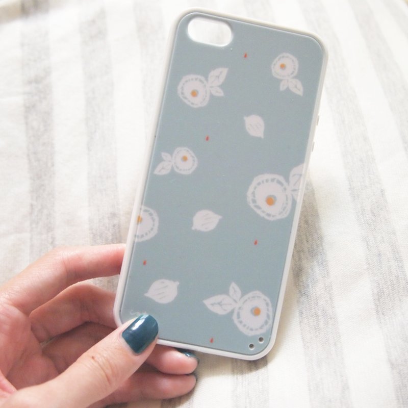 ✤ Flower / iphone5 phone shell - Phone Cases - Plastic Blue