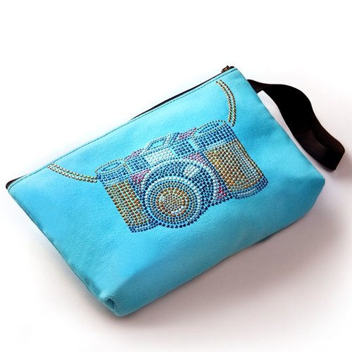 GFSD水鑽國際精品 【GFSD】水鑽精品-走，來去旅行-【寫真】萬用化妝包