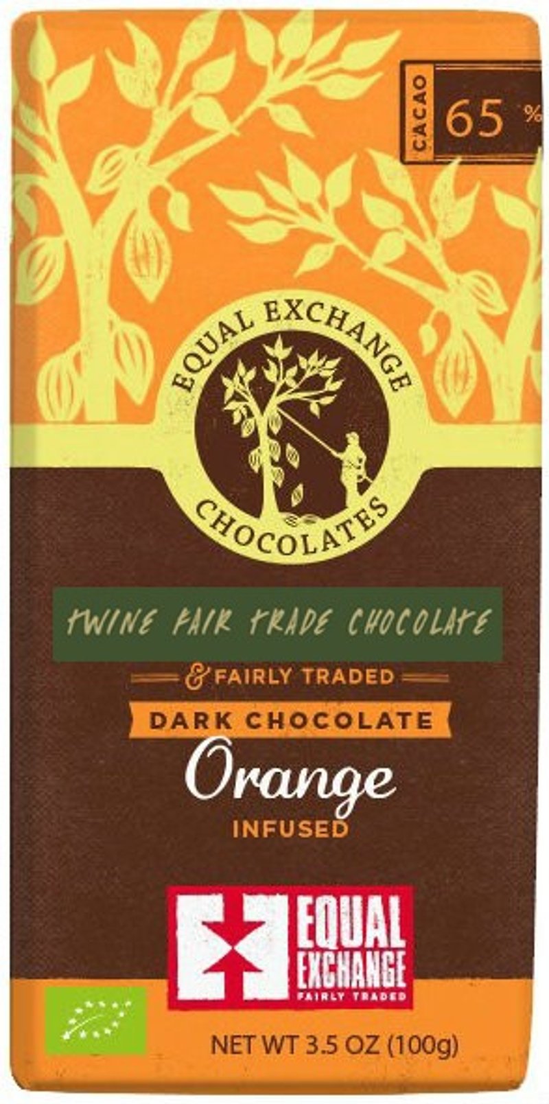 Equal Exchange巧克力_橘子黑巧克力 - チョコレート - 食材 オレンジ