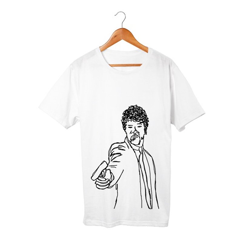 Jules T-shirt - เสื้อยืดผู้ชาย - ผ้าฝ้าย/ผ้าลินิน ขาว