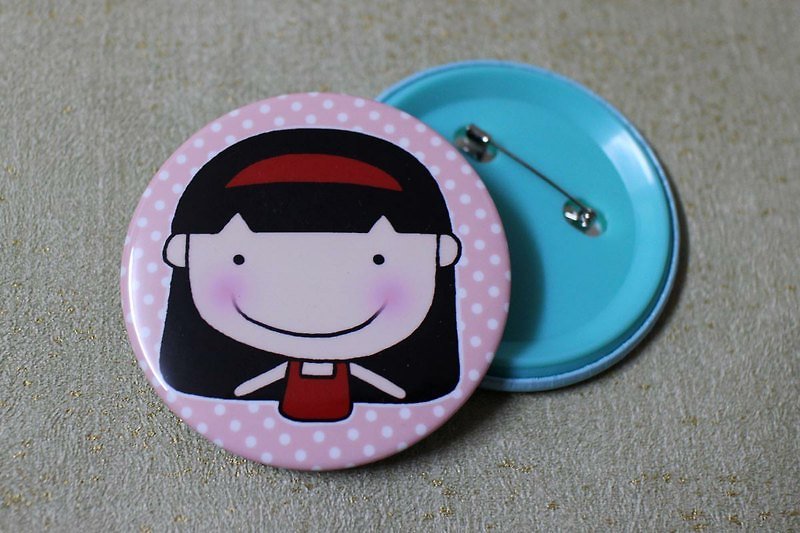 Big badge (girl) - Other - Other Metals 