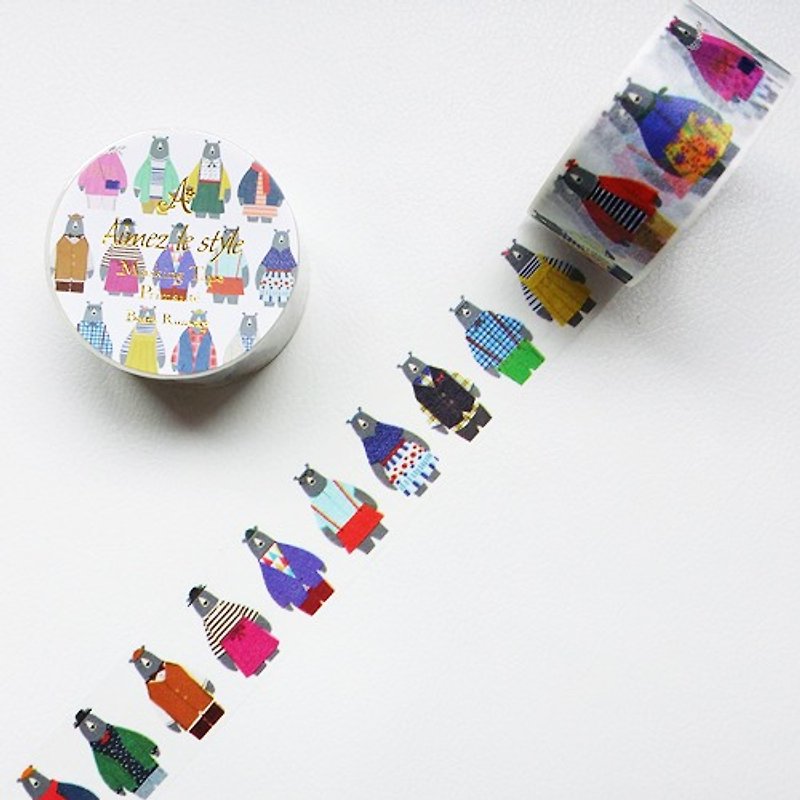 Aimez le style 28mm and paper tape (05069 raging Runway) - Washi Tape - Paper Multicolor