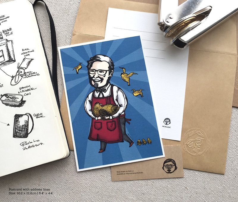 Saving Private Chicken - artwork available in Greeting Card - การ์ด/โปสการ์ด - กระดาษ 