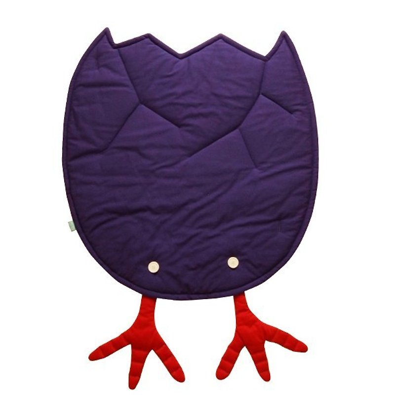 Welcome to the world_ purple blanket eggshell chicken feet _ - Bedding - Cotton & Hemp Purple