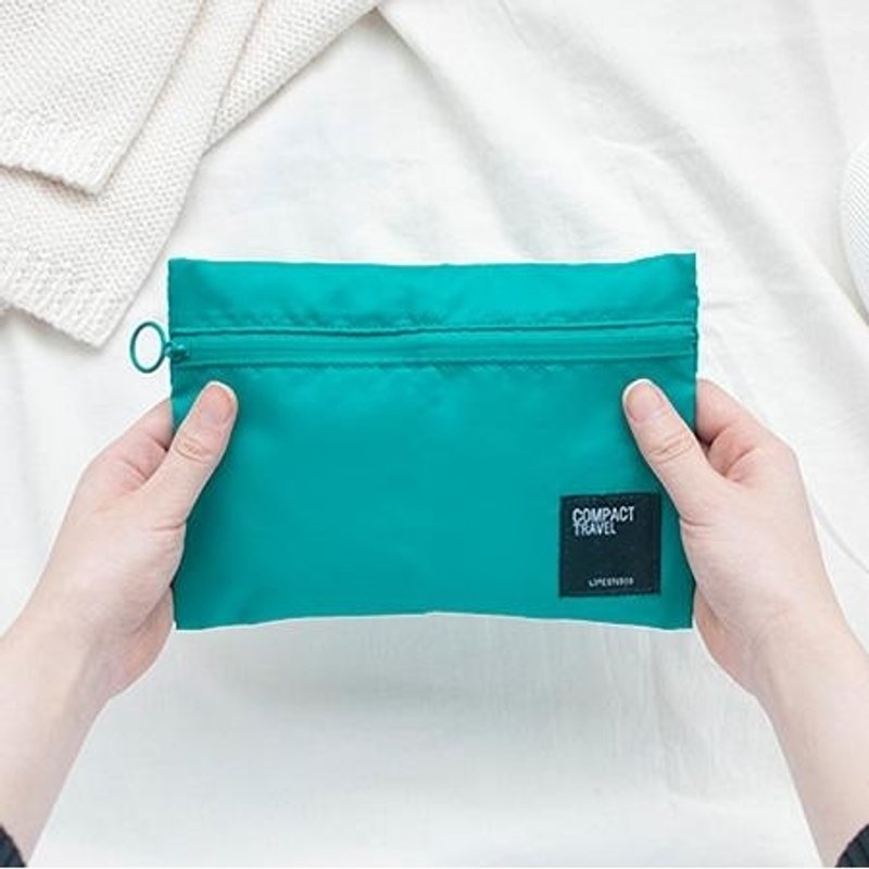 Dessin- small journey and lightweight universal pouch S- teal green, LWK91364 - Toiletry Bags & Pouches - Other Materials Green