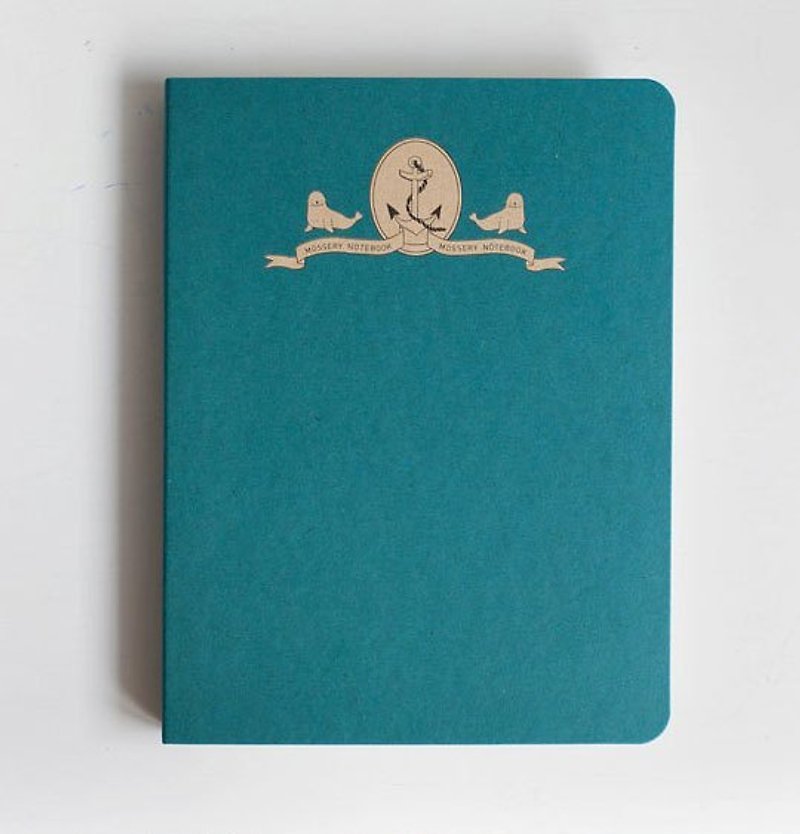 海狮先生 空白 A5 筆記本/記事本 - สมุดบันทึก/สมุดปฏิทิน - กระดาษ สีน้ำเงิน
