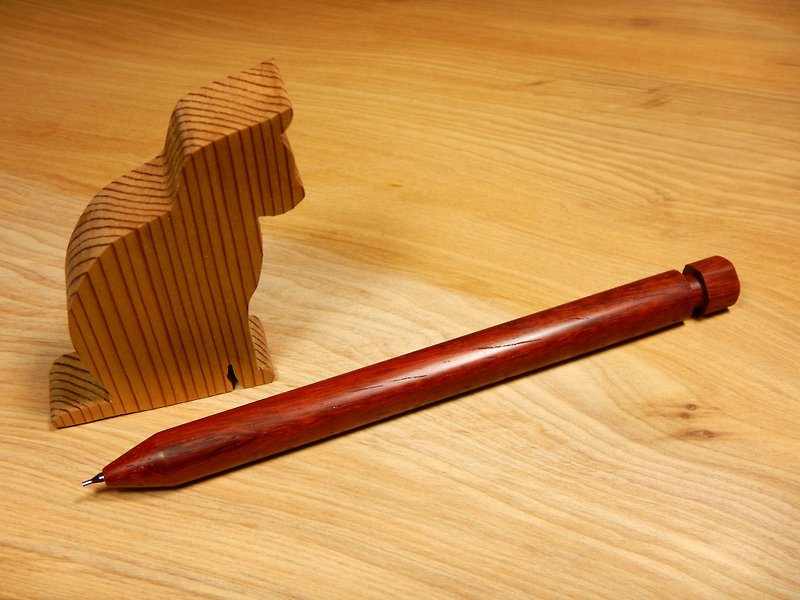 African rosewood log (automatic pencil) - อุปกรณ์เขียนอื่นๆ - ไม้ สีแดง
